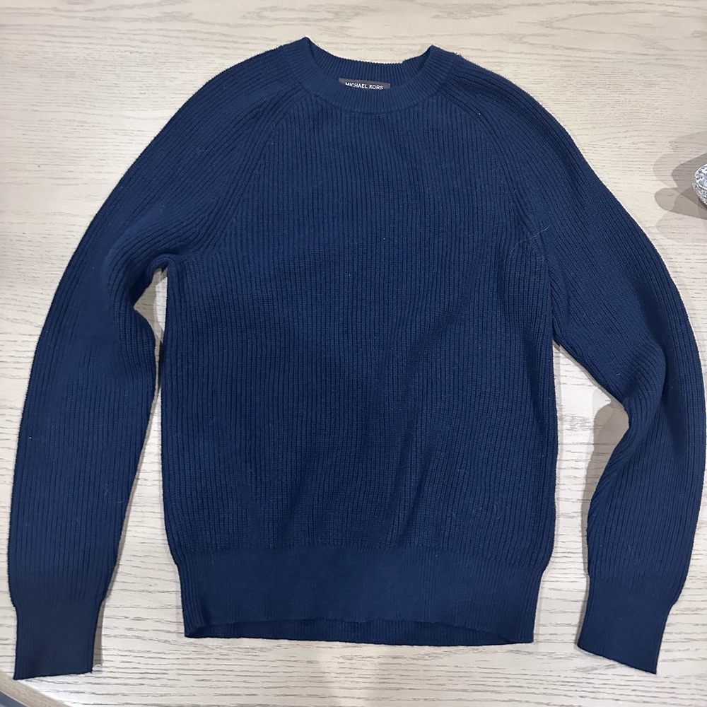 Michael Kors Cable Knit Crew Neck Sweater